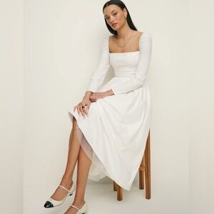 Reformation | Dresses | Reformation Katarin Linen Dress In Lipstick Brand  New Without Tags | Poshmark